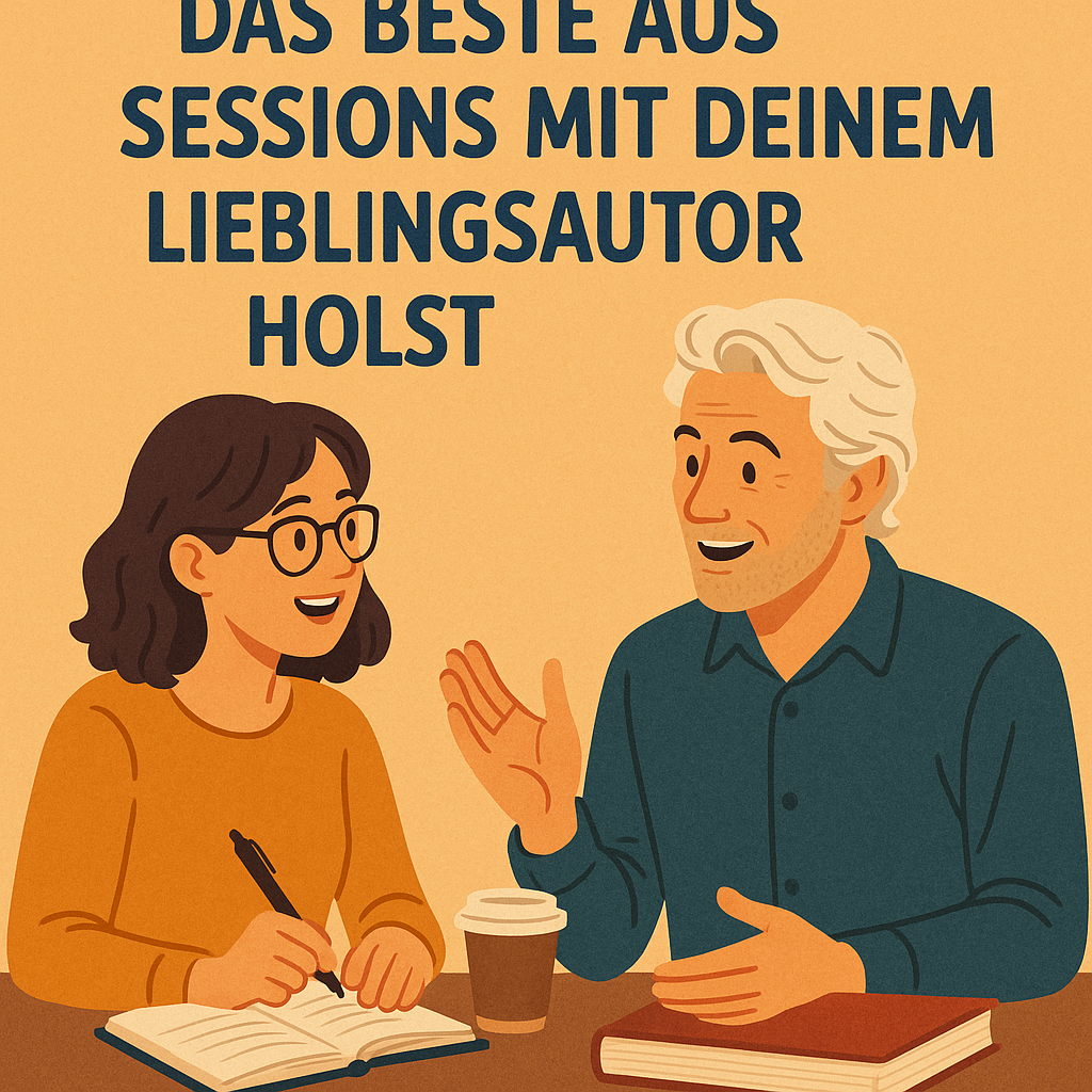 Wie du als Leser das Beste aus Sessions mit deinem Lieblingsautor holst